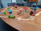 houten autobaan. met alle  aanvullende  dingen., Ophalen, Zo goed als nieuw