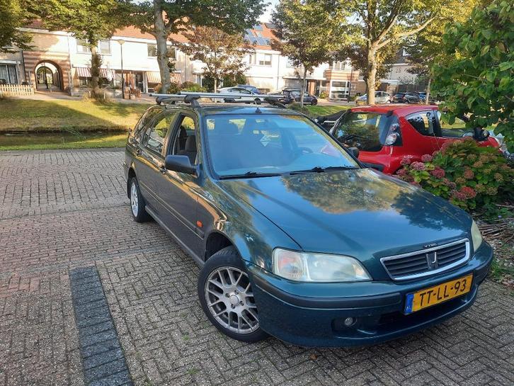 Honda Civic 1.5 I Aerodeck Vtec 1998 Groen. Nette auto., Auto's, Honda, Particulier, Civic, ABS, Bluetooth, Radio, Trekhaak, Benzine