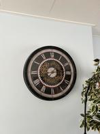 Industriële klok 70 cm doorsnee, Huis en Inrichting, Woonaccessoires | Klokken, Ophalen, Nieuw, Analoog, Wandklok
