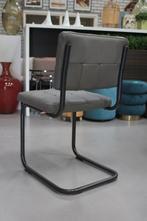 5 x luxe eetkamerstoel sledestoel Nelson Jess Design naturel, Huis en Inrichting, Stoelen, Ophalen, Zo goed als nieuw, Metaal