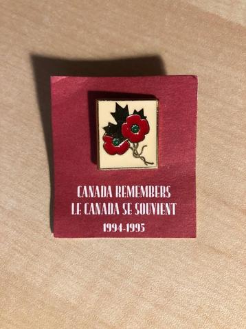 Speldje Pin Canada Einde Tweede Wereldoorlog 1994-1995.