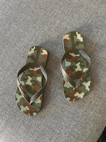 IPANEMA slippers legerprint groen maat 35 / 36 slipper kind beschikbaar voor biedingen