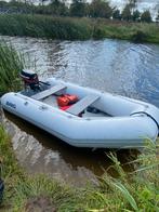 rubberboot met buitenboordmotor, Ophalen, Zo goed als nieuw, Motor en Techniek, Motorboot