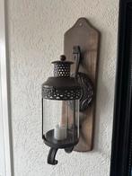 2 Sfeervolle Kandelaars - Landelijke Stijl, Ophalen of Verzenden, Gebruikt, Hout