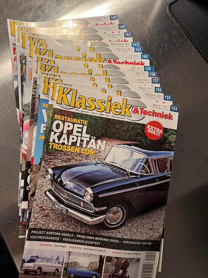Klassiek & Techniek Tijdschriften - Diverse Jaargangen, Boeken, Auto's | Folders en Tijdschriften, Gelezen, Algemeen, Ophalen of Verzenden