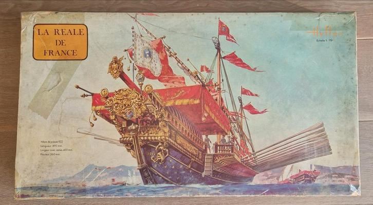 Heller Le Reale de France 1/76, Hobby en Vrije tijd, Modelbouw | Boten en Schepen, Gebruikt, 1:50 tot 1:200, Heller, Ophalen of Verzenden