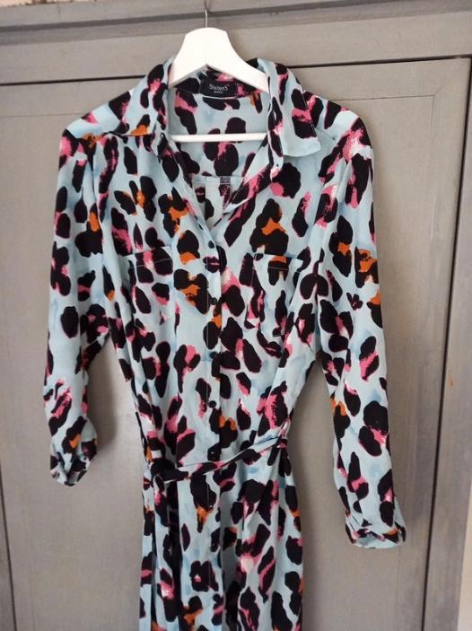 Sisters Point jurk XL, Kleding | Dames, Jurken, Zo goed als nieuw, Maat 46/48 (XL) of groter, Zwart, Onder de knie, Ophalen of Verzenden