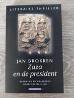 Jan Brokken - Zaza en de president -Literaire Thriller ZGAN, Boeken, Ophalen of Verzenden, Zo goed als nieuw, Jan Brokken