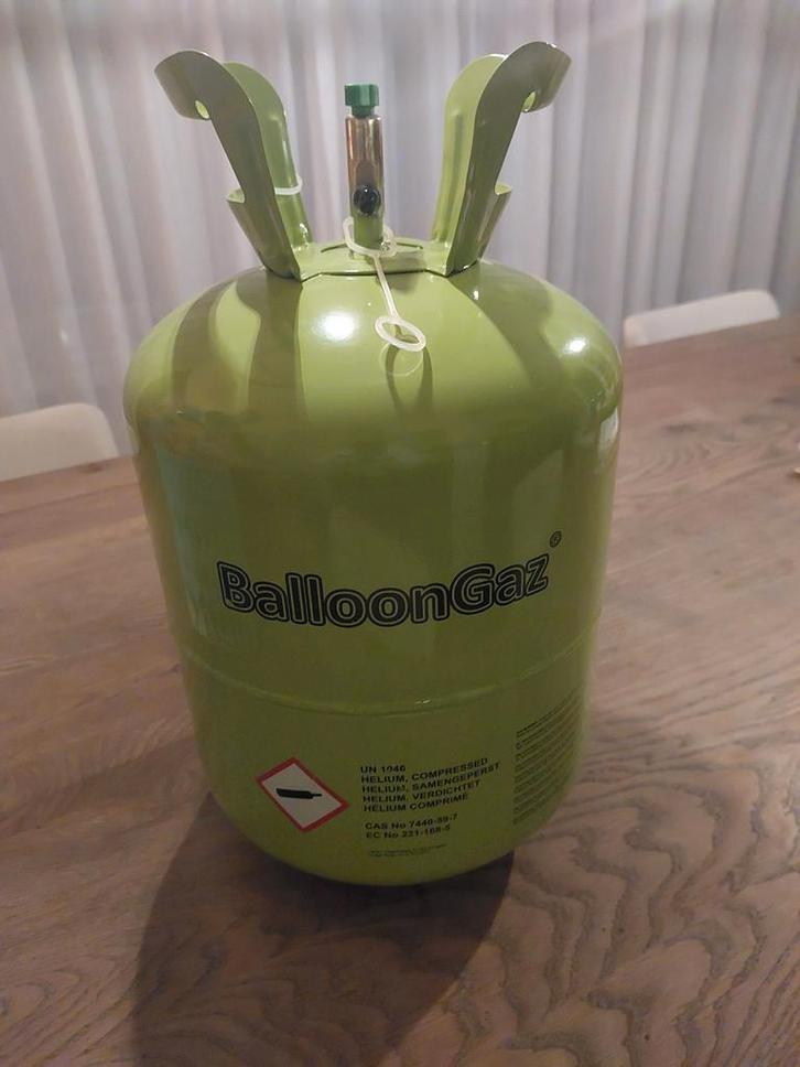 Lege Heliumtank voor Ballonnen, Hobby en Vrije tijd, Feestartikelen, Ophalen