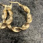 14 karaat gouden oorbellen wokkels nieuw, Ophalen of Verzenden, Zo goed als nieuw, Goud