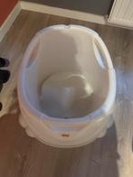 Ok Baby douche zitje Opla wit, Kinderen en Baby's, Zo goed als nieuw, Badje, Standaard, Ophalen