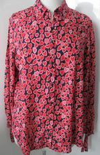 Gerry Weber Blouse / Tuniek blauw/rood met hartjes maat 42, Kleding | Dames, Blouses en Tunieken, Maat 42/44 (L), Ophalen of Verzenden