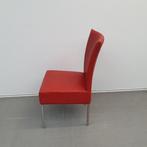 Amide eetkamerstoel - rode skai, Huis en Inrichting, Stoelen, Ophalen, Gebruikt, Rood, Vijf, Zes of meer stoelen