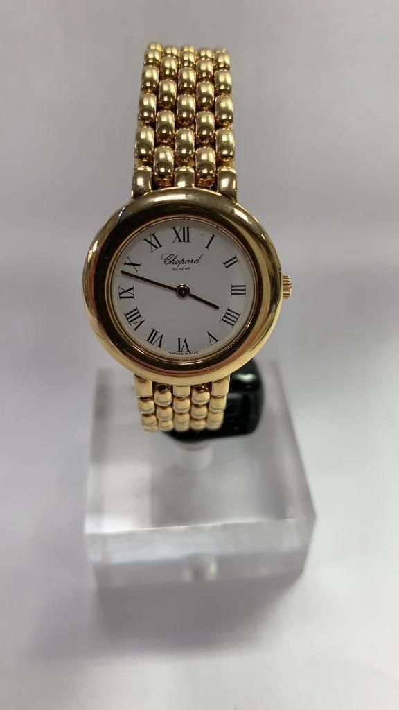 Chopard Geneve 18krt goud 456763 ref.nr. 904-1, Sieraden, Tassen en Uiterlijk, Horloges | Dames, Gebruikt, Polshorloge, Overige merken