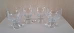 4 kristallen port-, martini-, cocktailglazen, Ophalen of Verzenden, Nieuw, Overige typen