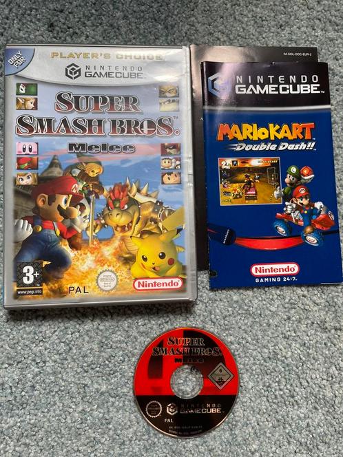 Super Smash Bros Melee met garantie, Spelcomputers en Games, Games | Nintendo GameCube, Zo goed als nieuw, 3 spelers of meer, Ophalen of Verzenden