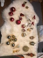 Kerstboom ornamenten vintage antiek ballen, Diversen, Kerst, Ophalen of Verzenden, Gebruikt