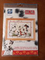 Borduurpakket dalmatier puppie, Hobby en Vrije tijd, Ophalen of Verzenden, Zo goed als nieuw, Borduurpakket
