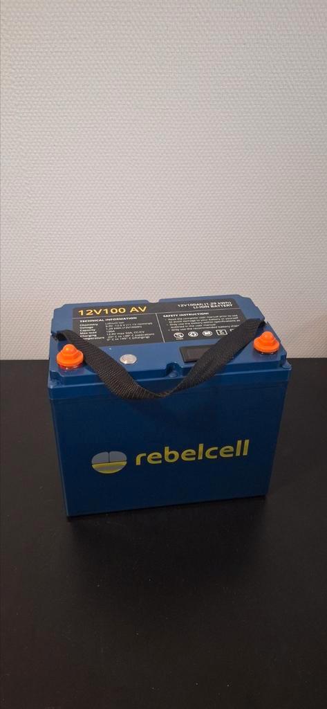Rebelcell 100ah lithium ion accu set! Nog 2 jaar garantie!, Watersport en Boten, Hengelsport | Algemeen, Zo goed als nieuw, Ophalen of Verzenden
