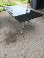 Natuurstenen tuintafel, Tuin en Terras, Tuintafels, Ophalen, Overige materialen, Gebruikt, Rechthoekig