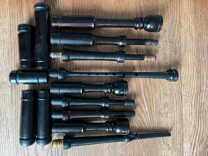 Bagpipes | DB1 GHB Dunbar set in African blackwood, Muziek en Instrumenten, Blaasinstrumenten | Overige, Gebruikt, Overige soorten