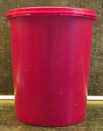 Tupperware trommel met sterdeksel Rood, Huis en Inrichting, Ophalen of Verzenden, Zo goed als nieuw, Rood, Bus of Trommel