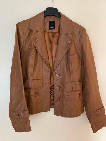 Mooie leren blazer L beschikbaar voor biedingen