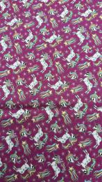 Unicorn keper katoen, Hobby en Vrije tijd, Stoffen en Lappen, 120 cm of meer, Ophalen of Verzenden, Zo goed als nieuw, Katoen