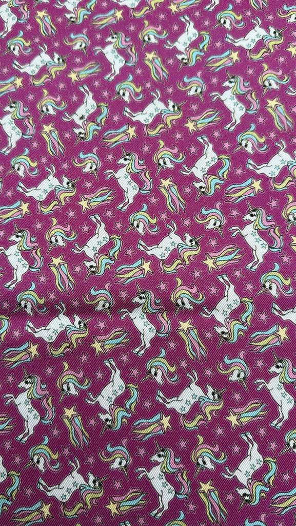 Unicorn keper katoen, Hobby en Vrije tijd, Stoffen en Lappen, Zo goed als nieuw, Katoen, 120 cm of meer, 30 tot 200 cm, Ophalen of Verzenden