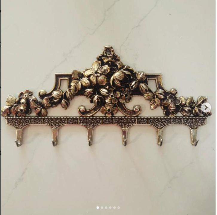 Koperen sleutelrek, Huis en Inrichting, Woonaccessoires | Wanddecoraties, Zo goed als nieuw, Ophalen of Verzenden