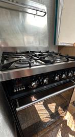 Smeg fornuis zwart, Witgoed en Apparatuur, Fornuizen, Ophalen, 60 cm of meer, Zo goed als nieuw, Gas