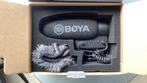 BOYA BM 3051S Stereo/Mono Microfoon - Nieuwstaat!, Audio, Tv en Foto, Professionele Audio-, Tv- en Video-apparatuur, Ophalen of Verzenden