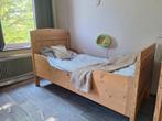Mooi houten bed, 85 tot 100 cm, Ophalen of Verzenden, Zo goed als nieuw, Matras