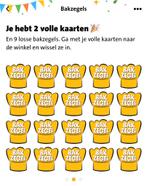 Jumbo Bakzegels - 2 volle kaarten + 9 losse, Verzamelen, Ophalen, Zo goed als nieuw