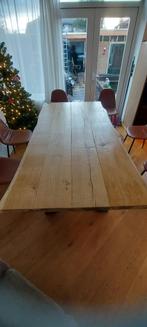 Eiken houten tafel, Huis en Inrichting, Tafels | Eettafels, Ophalen, Zo goed als nieuw, Rechthoekig, 200 cm of meer