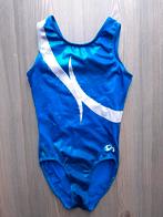 Turnpakje GK maat 140 146 152, Blauw, Ophalen of Verzenden, Zo goed als nieuw, Turnpak(je)