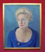 Wout Schram.1895-1987.Portret van Johanna Schram Laren nh., Ophalen