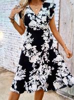 Jurk / Omslag jurk / Wikkel jurk / Zomer jurk maat 36, Kleding | Dames, Jurken, Shein, Ophalen of Verzenden, Zo goed als nieuw