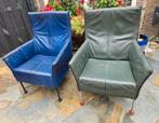 2 Montis Charly fauteuils, Huis en Inrichting, Fauteuils, Ophalen of Verzenden, Gebruikt, 75 tot 100 cm, Leer