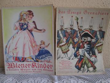 Bladmuziek Des Königs Grenadiere Märsche & Wiener Kinder beschikbaar voor biedingen