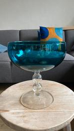 Groot sierglas blauw, Ophalen of Verzenden, Zo goed als nieuw