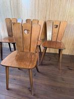 4x Franse Brutalist Stoelen, Ophalen of Verzenden