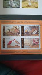 Audubon Tanzania vogels 1986 blok pf, Verzenden, Dier of Natuur