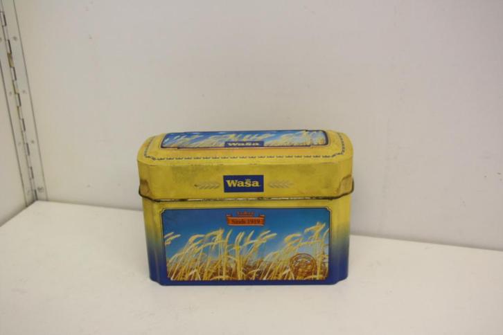 Vintage Wasa Bewaarblik voor Knäckebröd., Verzamelen, Blikken, Overige, Ophalen of Verzenden