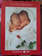 Milly & Natalie - Anne Geddes - puzzel 1000 stukjes Schmidt, Ophalen of Verzenden, 500 t/m 1500 stukjes, Gebruikt, Legpuzzel
