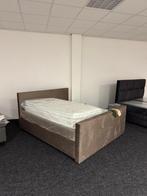 Nieuwe Luxe 2-persoons boxspring in diverse maten, Ophalen, Bruin, Overige maten, 200 cm