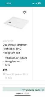 Douchebak wit 900x800x35, Ophalen, Nieuw, Douche