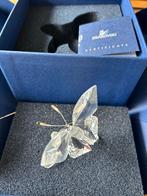 Swaroski Vlinder op blad, Ophalen of Verzenden, Zo goed als nieuw, Figuurtje