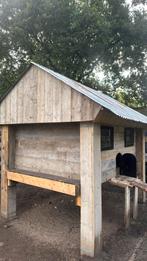Gedoubleerd steigerhout met veer en groef, Doe-het-zelf en Verbouw, Hout en Planken, Ophalen, Gebruikt, Minder dan 25 mm, Plank