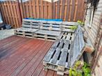 Loungebank van pallets, Doe-het-zelf en Verbouw, Steigers, Ophalen, Gebruikt, Overige typen, Minder dan 2 meter